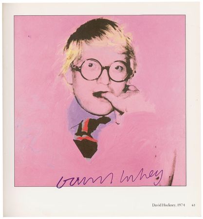 Lot #570 Andy Warhol and Friends: Warhol signs along with fellow artists Wyeth, Lichtenstein, and Hockney - Image 5