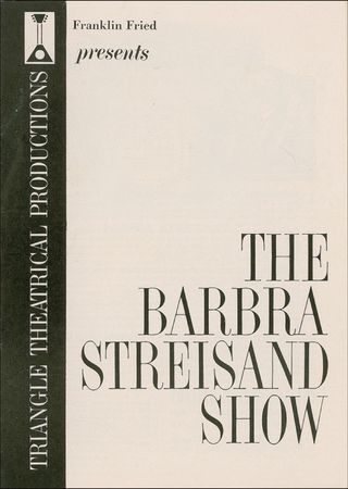Lot #1202 Barbra Streisand Program - Image 2