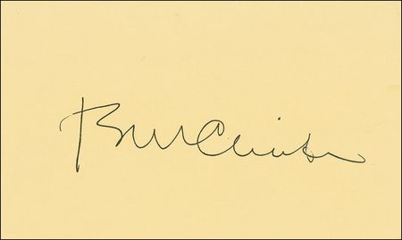 Lot #20 Bill Clinton Signature