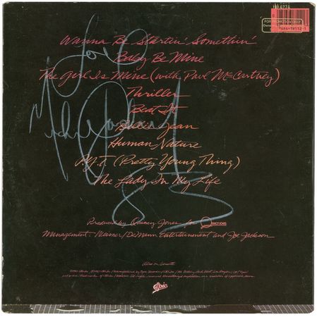 Lot #739 Michael Jackson Album - Image 2