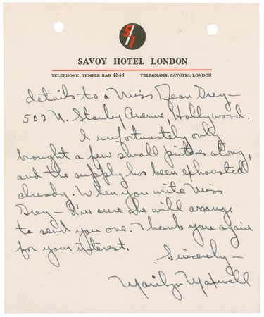 Lot #1106 Marilyn Maxwell - Image 2