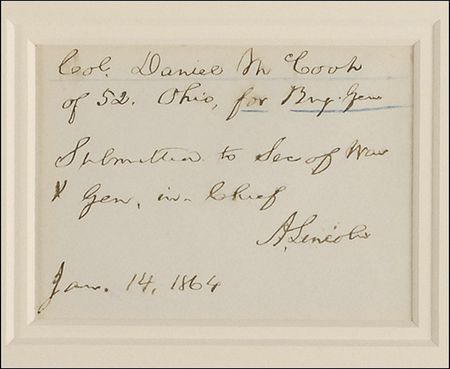 Lot #81 Abraham Lincoln: President Lincoln references one of the ‘Fighting McCooks’ during the Civil War - Image 2