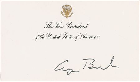 Lot #6 George Bush Signature