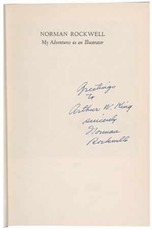 Lot #549 Norman Rockwell Book - Image 2