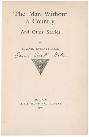 Lot #505 Edward Everett Hale Book - Image 1