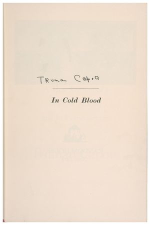 Lot #476 Truman Capote: A fine signed first edition of Capote?s classic - Image 1