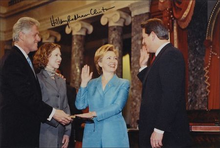 Lot #24 Hillary Clinton Signed Photograph