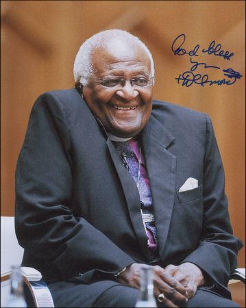 Lot #319 Desmond Tutu Signed Photographs - Image 1
