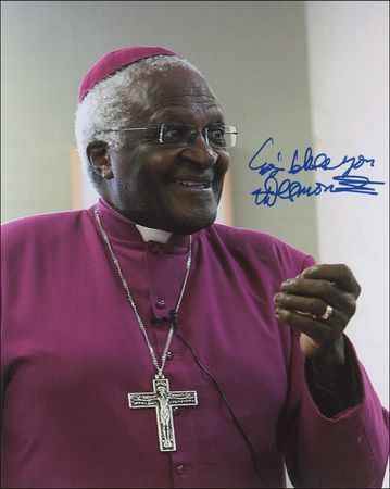 Lot #319 Desmond Tutu Signed Photographs - Image 2