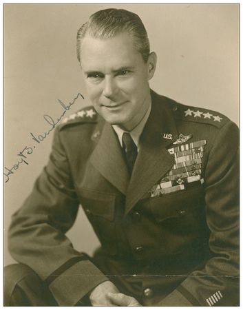 Lot #391 Hoyt Vandenberg and Willard Wyman Signed Photographs - Image 1