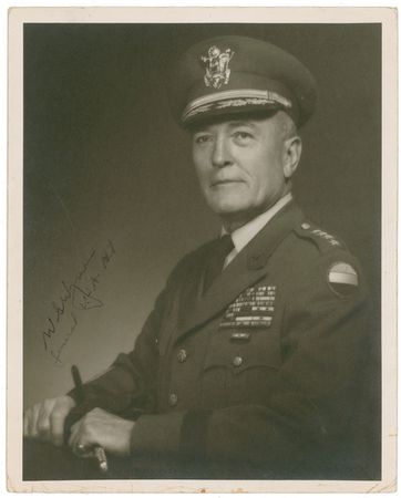 Lot #391 Hoyt Vandenberg and Willard Wyman Signed Photographs - Image 2