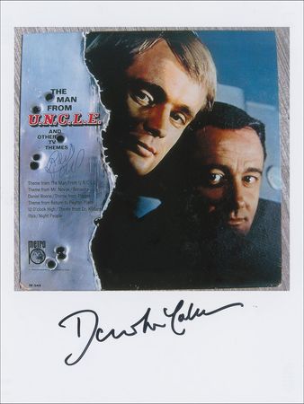 Lot #1099 Man from UNCLE Signed Photographs - Image 1