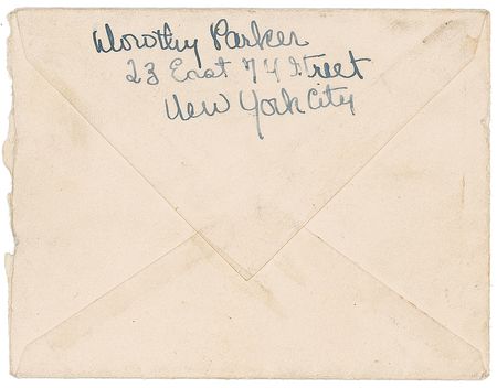 Lot #542 Dorothy Parker Handwritten Letter Signed - Image 3