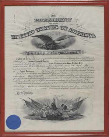 Lot #137 William H. Taft Signed Document - Image 1