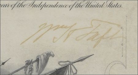 Lot #137 William H. Taft Signed Document - Image 2