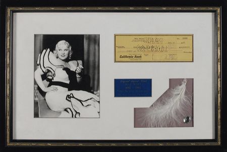 Lot #1240 Mae West Check - Image 1