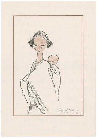 Lot #1027 Audrey Hepburn: Audrey sends thanks regarding her Tony appearance and UNICEF mention, and asks for forgiveness for skipping the dinner “but sometimes will-power is not enough” - Image 1