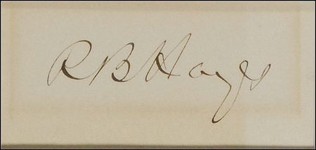 Lot #56 Rutherford B. Hayes Signature - Image 2