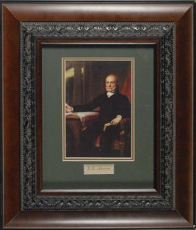 Lot #3 John Quincy Adams Signature