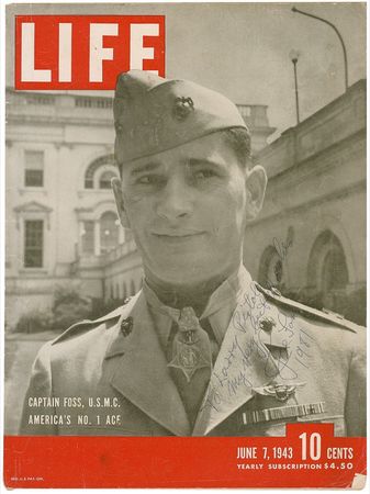 Lot #350 Joe Foss Magazine - Image 1