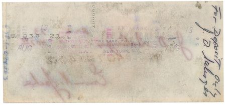 Lot #552 J. D. Salinger: “For Deposit Only, J. D. Salinger” - Image 2