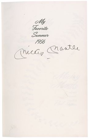 Lot #1449 Mickey Mantle Book - Image 1