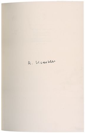 Lot #517 Arthur Koestler - Image 2