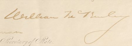 Lot #91 William McKinley: McKinley appoints a New Hampshire resident as America’s representative to Persia - Image 2