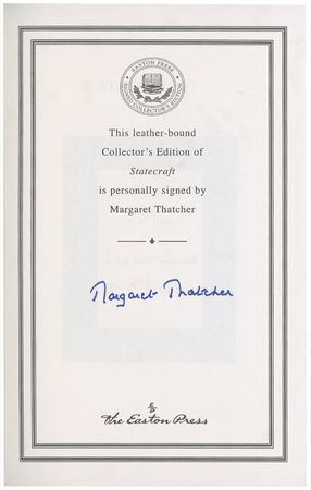 Lot #314 Margaret Thatcher Book - Image 2