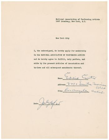 Lot #961 Entertainers Documents - Image 3