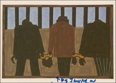 Lot #519 Jacob Lawrence Signed Photographs - Image 1