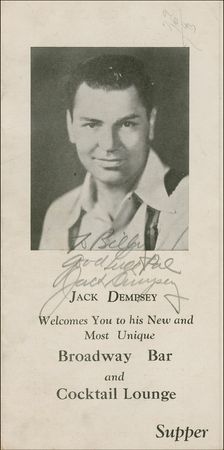 Lot #1340 Jack Dempsey Group Lot - Image 2