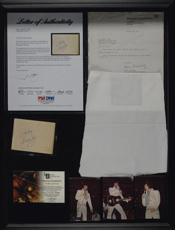 Lot #788 Elvis Presley Signature - Image 2
