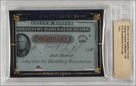 Lot #138 William H. and Helen Taft Signatures - Image 1