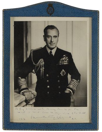 Lot #378 Mountbatten of Burma Signed Photographs - Image 2