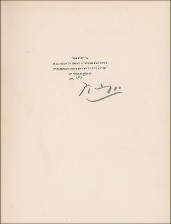 Lot #544 Pablo Picasso: Limited edition Picasso: The Recent Years 1939?1946 - Image 1