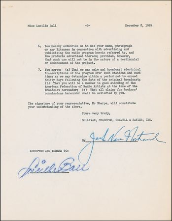 Lot #594 Lucille Ball - Image 2