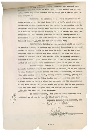 Lot #595 Ingrid Bergman - Image 2