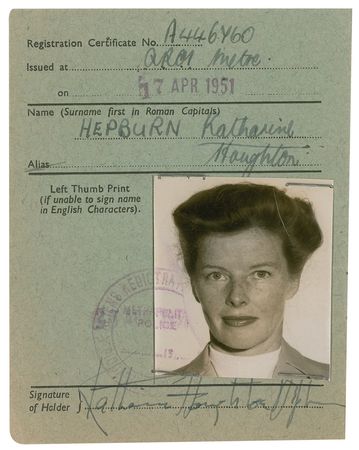 Lot #589 Katharine Hepburn - Image 1