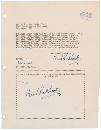 Lot #537  Motion Picture Relief Fund - Image 15