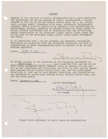 Lot #537  Motion Picture Relief Fund - Image 16