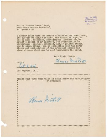 Lot #537  Motion Picture Relief Fund - Image 33