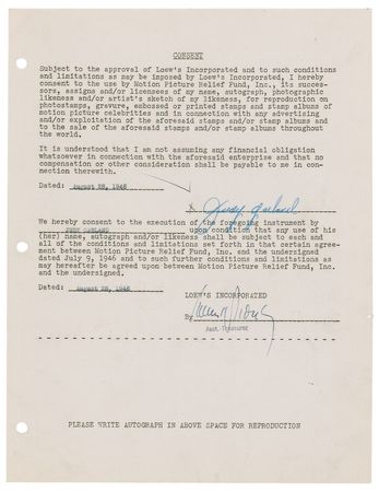 Lot #537  Motion Picture Relief Fund - Image 6