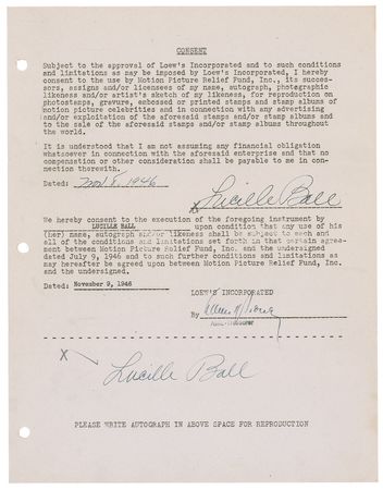 Lot #537  Motion Picture Relief Fund - Image 8