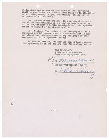 Lot #593 Desi Arnaz - Image 2