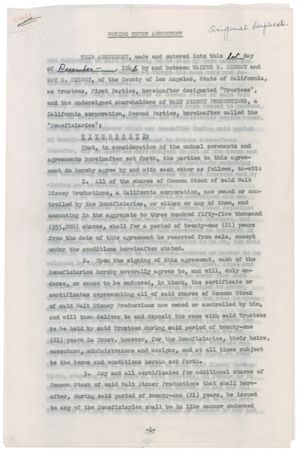 Lot #621 Walt Disney - Image 1