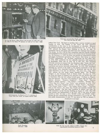 Lot #538  Vintage Television Pictorial History - Image 1
