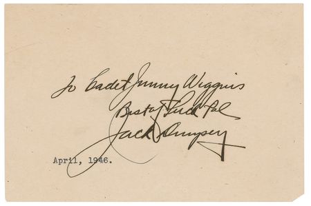 Lot #1319 Jack Dempsey and Gene Tunney - Image 1