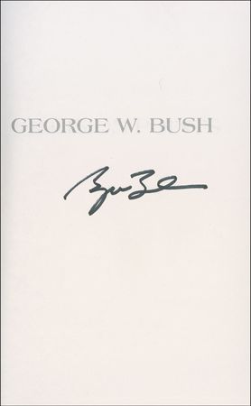 Lot #4 George W. Bush Book