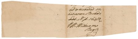 Lot #187 Declaration of Independence: William Williams - Image 2